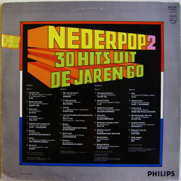 Various : Nederpop 2 - 30 Hits Uit De Jaren '60 (2xLP, Comp)