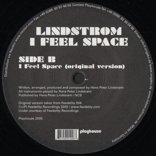 Lindstrøm : I Feel Space (M.A.N.D.Y. Rmx) (12")