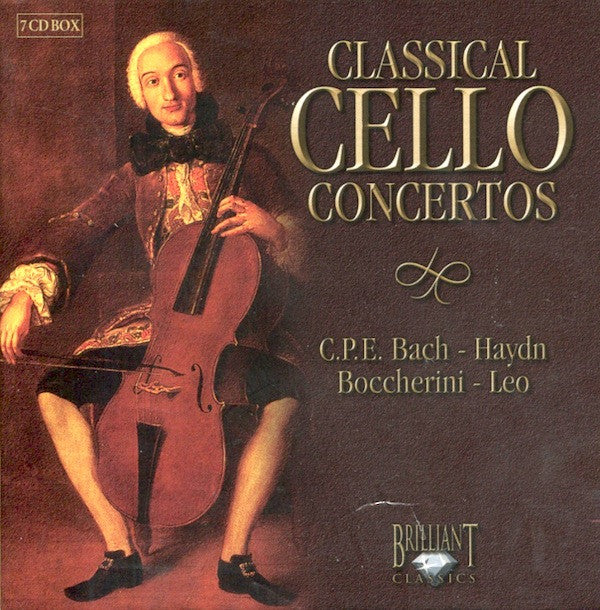 C.P.E. Bach*, Haydn*, Boccherini*, Leo* : Classical Cello Concertos (7xCD + Box, Comp)