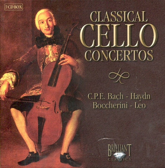 C.P.E. Bach*, Haydn*, Boccherini*, Leo* : Classical Cello Concertos (7xCD + Box, Comp)