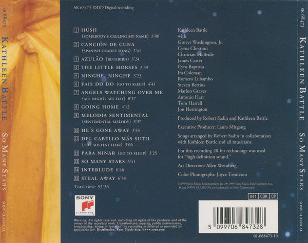 Kathleen Battle : So Many Stars (CD, Album)
