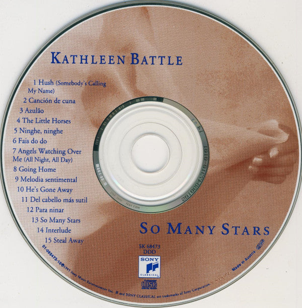 Kathleen Battle : So Many Stars (CD, Album)