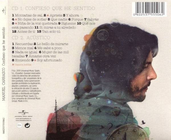 Manuel Carrasco : Confieso Que He Sentido (2xCD, Comp, Dlx, Dig)