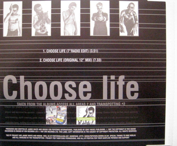 PF Project : Choose Life (CD, Single)