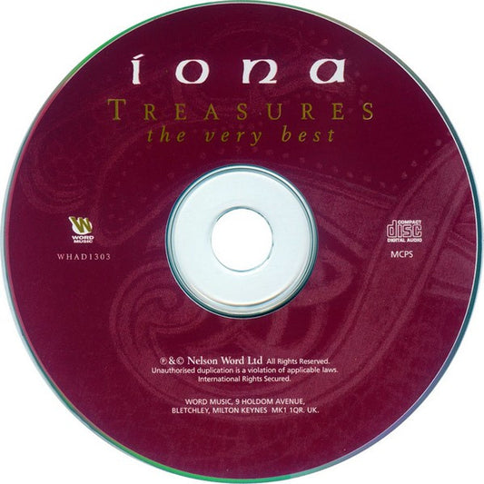 Iona : Treasures (The Very Best) (CD, Comp)