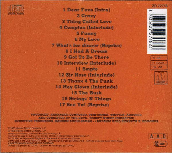 The Boys : The Boys (CD, Album)