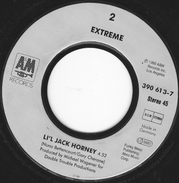 Extreme (2) : Get The Funk Out (7", Single, Inj)