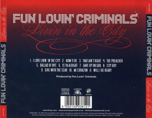 Fun Lovin' Criminals : Livin' In The City (CD, Album)