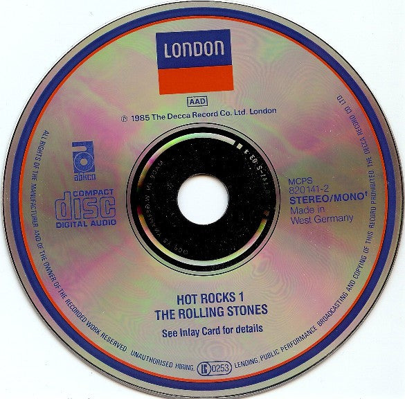 The Rolling Stones : Hot Rocks 1 (CD, Comp, RE, PDO)