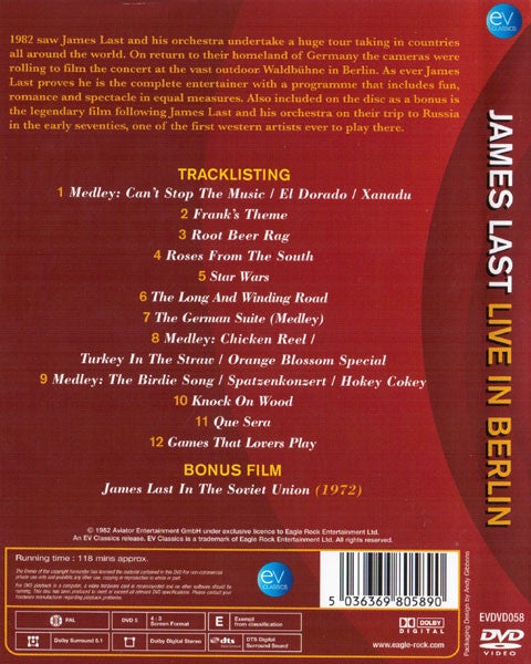 James Last : Live In Berlin (DVD-V, PAL)