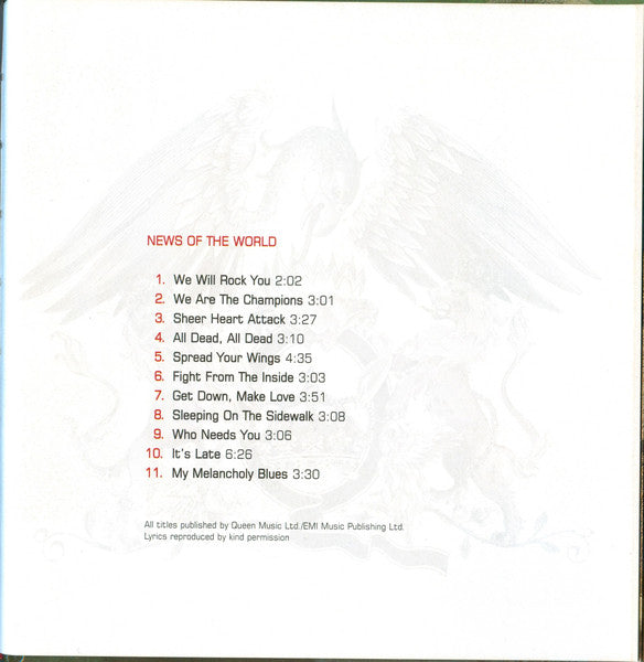 Queen : News Of The World (CD, Album, RE, RM, Dig)