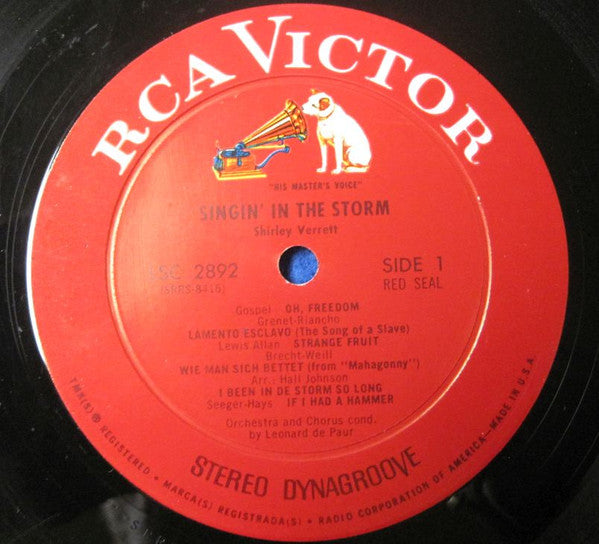 Shirley Verrett : Singin' In The Storm (LP, Album)