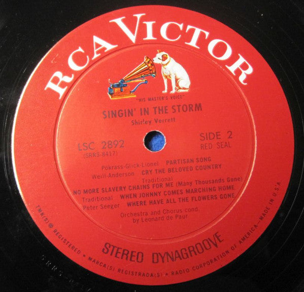 Shirley Verrett : Singin' In The Storm (LP, Album)