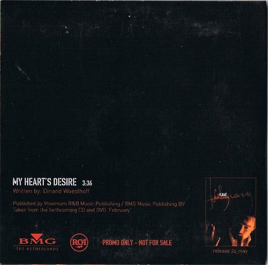 Kane (2) : My Heart's Desire (CD, Single, Promo)
