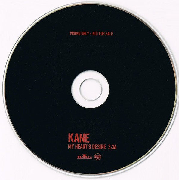 Kane (2) : My Heart's Desire (CD, Single, Promo)