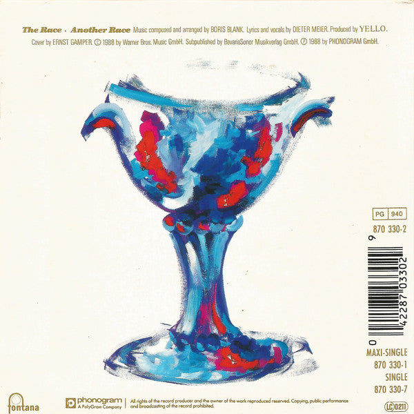 Yello : The Race (CD, Maxi, Car)
