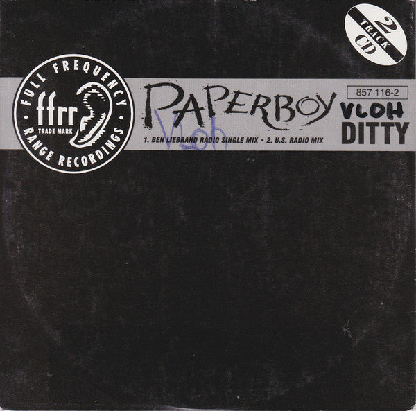 Paperboy : Ditty (CD, Single)