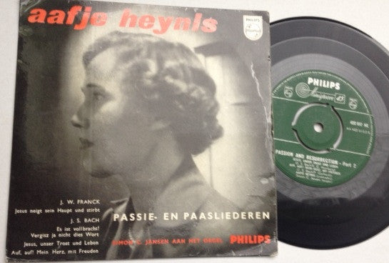 Aafje Heynis : Passie En Paasliederen (7", EP)