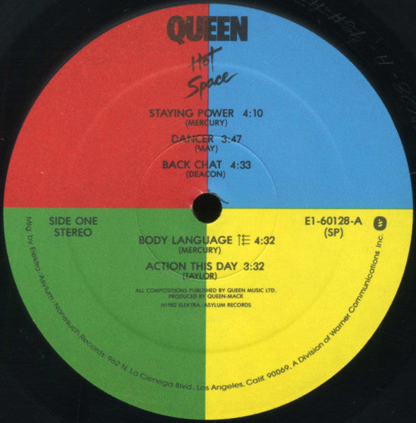 Queen : Hot Space (LP, Album, SP )