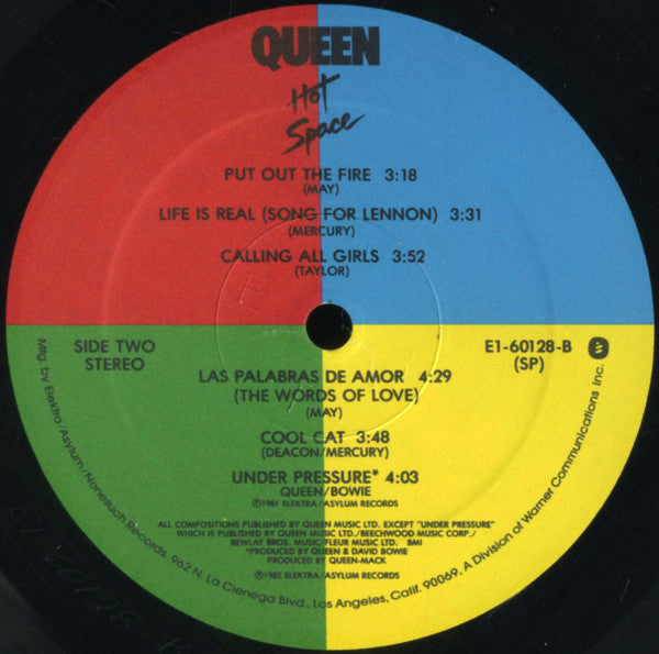 Queen : Hot Space (LP, Album, SP )