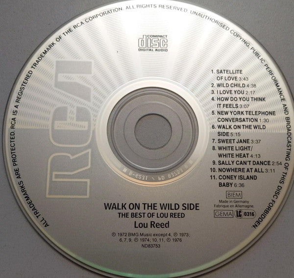 Lou Reed : Walk On The Wild Side - The Best Of Lou Reed (CD, Comp, RE)