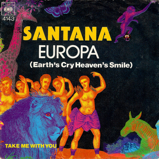 Santana : Europa (Earth's Cry Heaven's Smile) (7", Single)