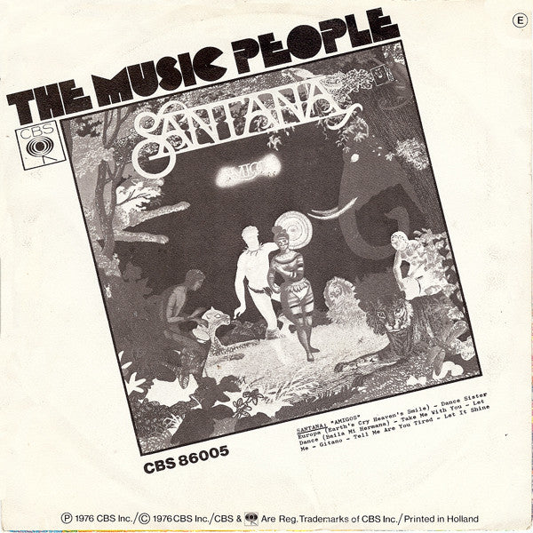 Santana : Europa (Earth's Cry Heaven's Smile) (7", Single)
