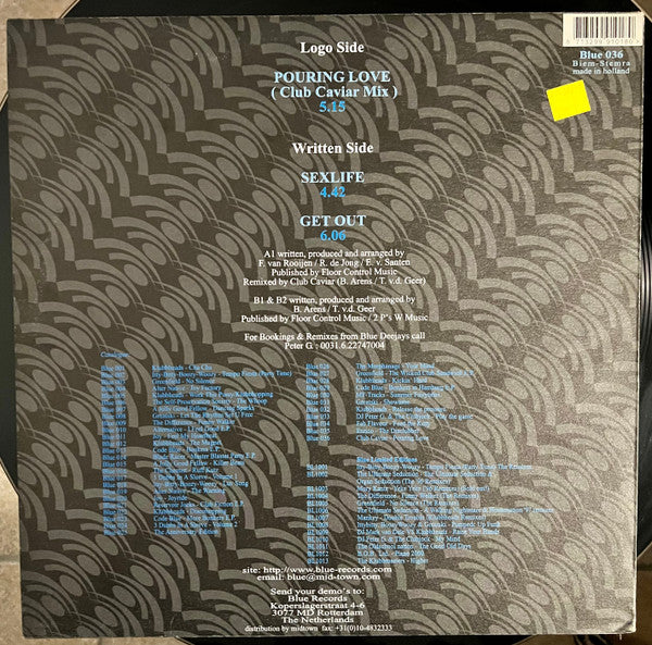 Club Caviar : Pouring Love (12")