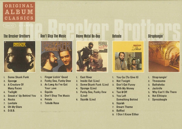 The Brecker Brothers : Original Album Classics (5xCD, Album, RE + Box, Comp)