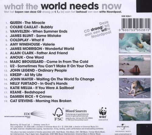 Various : What The World Needs Now - 19 Songs Voor Een Witte Noordpool (CD, Comp)