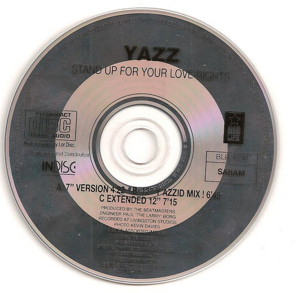 Yazz : Stand Up For Your Love Rights (CD, Maxi, Car)