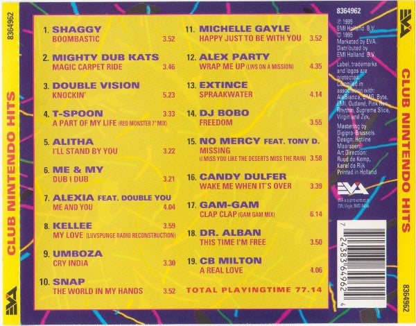 Various : Club Nintendo Hits (CD, Comp)