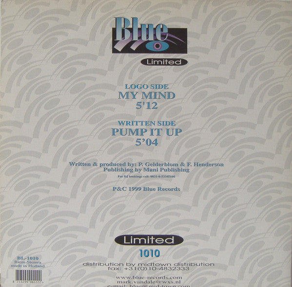 DJ Peter G. & The Clubjock : My Mind (10")