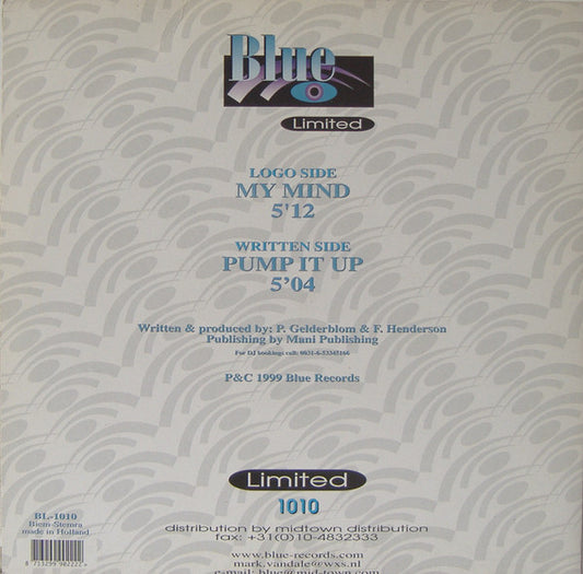 DJ Peter G. & The Clubjock : My Mind (10")