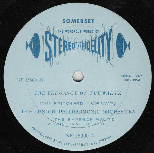 John Pritchard Conducting London Philharmonic Orchestra : The Elegance Of The Waltz (LP, Album)