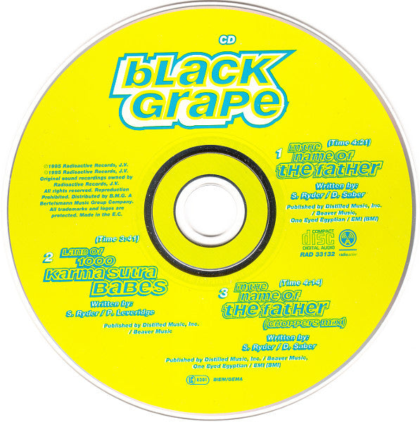 Black Grape : In The Name Of The Father (CD, Maxi)