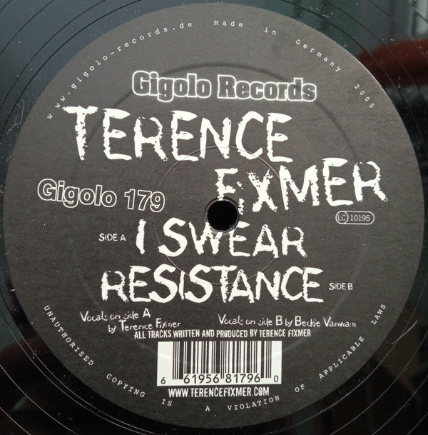 Terence Fixmer : I Swear (12")