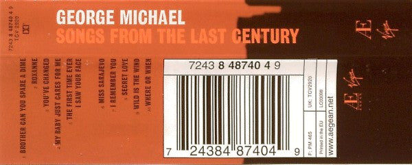George Michael : Songs From The Last Century (Cass, Album)