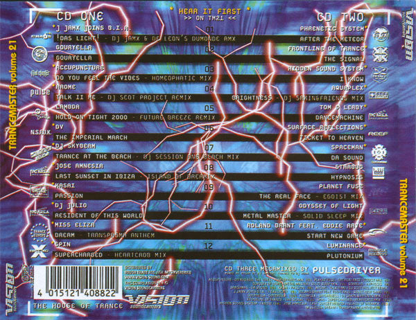 Various : Trancemaster 21 (2xCD, Comp + CD, Comp, Mixed)