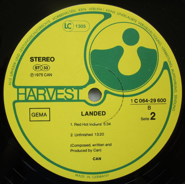 Can : Landed (LP, Album, RE)