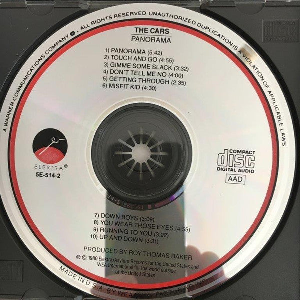 The Cars : Panorama (CD, Album, RE, SRC)