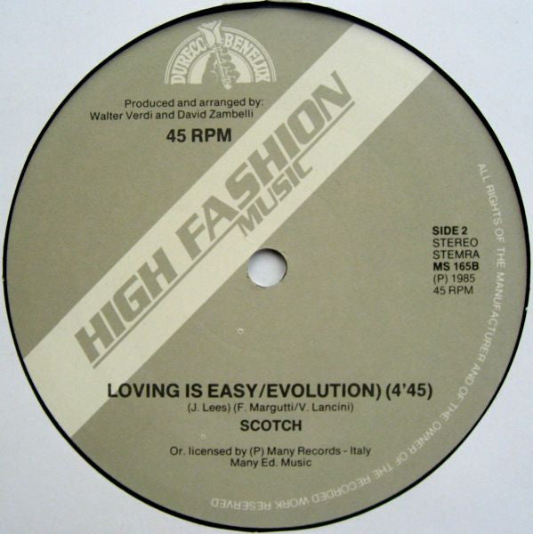 Scotch : Take Me Up (Long Version) (12")