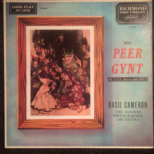 Edvard Grieg, Basil Cameron, London Philharmonic Orchestra : Peer Gynt Suites Nos. 1 & 2 (LP)