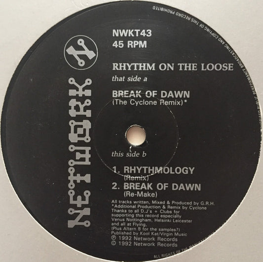 Rhythm On The Loose : Break Of Dawn (12")