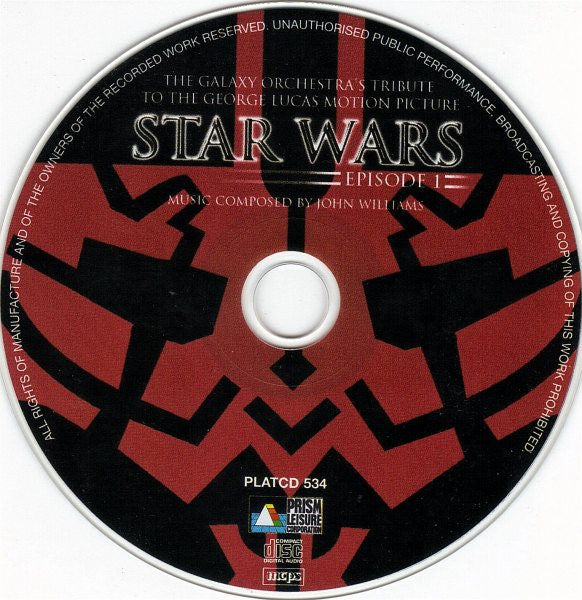 Galaxy Orchestra : Star Wars Episode 1 (The Galaxy Orchestra's Tribute To The George Lucas Motion Picture) (CD, Album)