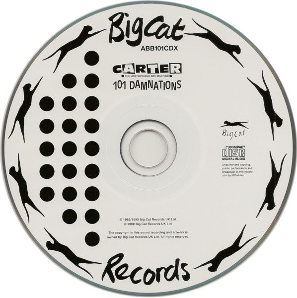 Carter The Unstoppable Sex Machine : 101 Damnations (CD, Album, RE)