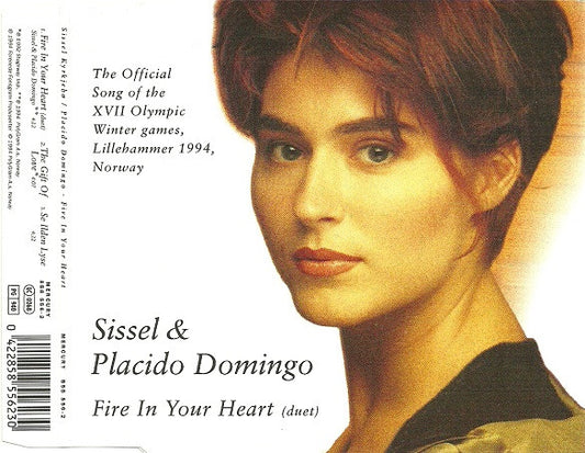 Sissel & Placido Domingo : Fire In Your Heart (Duet) (CD, Single)