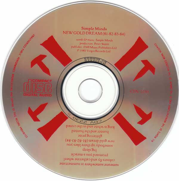 Simple Minds : New Gold Dream (81-82-83-84) (CD, Album, RE)