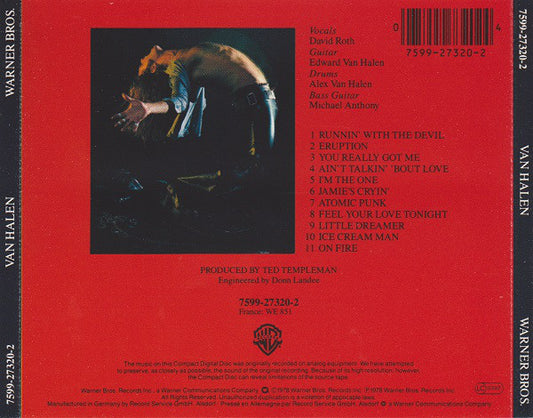 Van Halen : Van Halen (CD, Album, RE)