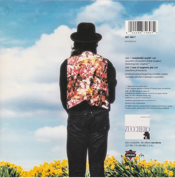 Zucchero Featuring Eric Clapton : Wonderful World (7", Single)